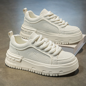 MR22 Nouvelles chaussures de printemps pour hommes, baskets blanches de haute qualité à semelle épaisse et rehaussante pour adolescents, chaussures de sport décontractées pour hommes - Product Image 5