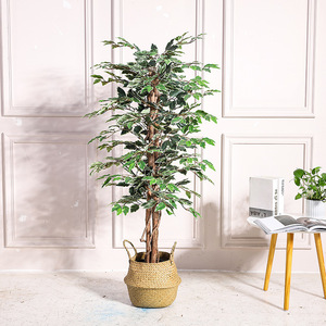 Haut de gamme intérieur/extérieur artificiel banian <span class=keywords><strong>olivier</strong></span> écologique polyester tissu ornement Premium vert plante <span class=keywords><strong>Pot</strong></span> <span class=keywords><strong>pour</strong></span> la maison - Product Image 4