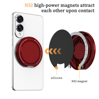 Portable 360 °   Support magnétique rotatif pour iPhone 17 18 16 15 Pro Max avec aimant N52 intégré – Accessoire de téléphone