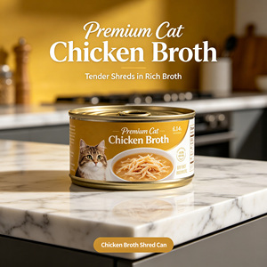 Brodo di Pollo Visibile in Scatola <span class=keywords><strong>per</strong></span> <span class=keywords><strong>Cani</strong></span> e Gatti, Formula Senza Amido, 6%-8% Proteine Grezze, 15-25% Inclusione di Carne - Product Image 6