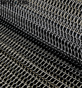 Banda Transportadora de Malla de Alambre Espiral de Acero Inoxidable de Alta Calidad Hecha a Medida - Especializada para Máquinas de Torre de Enfriamiento de Panadería - Product Image 3