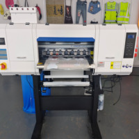 Nouvelle imprimante DTF Epson à tête d'impression en acier, fonctionnement entièrement automatique, encre pigmentée, garantie 1 an, professionnelle, rouleau à rouleau, textile