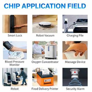 Chip de Control de Voz Serie NRK31162, Chip IC de Reconocimiento de Voz Fuera de Línea de Fábrica OEM para Cerradura Inteligente, Chip de Reconocimiento de Voz con IA - Product Image 5