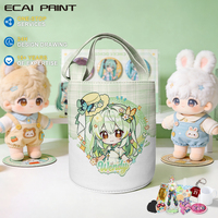 Sac à main personnalisé avec logo, écologique, recyclable, réutilisable, sac seau, dessin animé, prix d'usine, sac de shopping en toile avec fermeture éclair