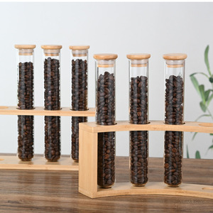 Tubo <span class=keywords><strong>di</strong></span> <span class=keywords><strong>vetro</strong></span> chicchi <span class=keywords><strong>di</strong></span> caffè barattolo <span class=keywords><strong>di</strong></span> stoccaggio <span class=keywords><strong>con</strong></span> <span class=keywords><strong>coperchio</strong></span> <span class=keywords><strong>di</strong></span> bambù ermetico e supporto <span class=keywords><strong>di</strong></span> bambù rotondo tubo <span class=keywords><strong>di</strong></span> <span class=keywords><strong>vetro</strong></span> inferiore <span class=keywords><strong>con</strong></span> <span class=keywords><strong>coperchio</strong></span> <span class=keywords><strong>di</strong></span> bambù - Product Image 5