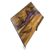 Table à thé au prix d'usine, mobilier moderne, design de table à thé en bois, table à thé ronde