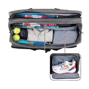 Bolsa de Tenis Impermeable Personalizada OEM de Fábrica BSCI, Bolsa para Raqueta de Tenis de Mesa, Bolsa para Raqueta de Bádminton - Product Image 6