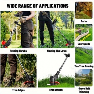 Tosaerba in pronta consegna, molto venduti, per piccoli giardini domestici, multifunzionali, portatili, silenziosi e senza fili. - Product Image 5