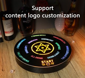 Barre électronique créative KTV Divertissement Roue de jeu à boire <span class=keywords><strong>Roulette</strong></span> de jeu en acrylique rechargeable éclairée par LED - Product Image 4