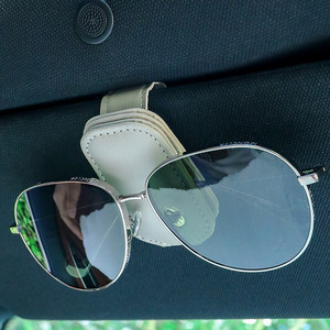 Sunglasses Clip For Car Rearview Mirror <b>Eyeglasses</b> Holder Small Auto Accessory Decorative Sunglass Holder - Product Image 4