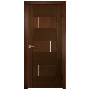 Puerta Interior de Madera Maciza para Dormitorio, Diseño de Puerta de Madera Wenge - Product Image 1