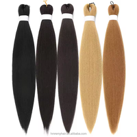 Prix d'usine – Extensions de tresses synthétiques pré-étirées 3X de 52 pouces, résistantes aux basses températures, non inflammables, faciles à tresser, extensions de crochet Jumbo