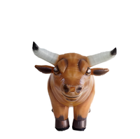 Costume de vache gonflable City Parade, entièrement coloré, pour la marche – Imperméable, durable, résistant au soleil, avec ventilateur intégré, taille personnalisable, pour l'extérieur