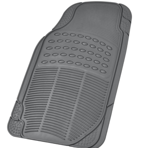 Ensemble de 3 tapis de sol en caoutchouc robustes pour voiture, SUV, fourgonnette et <span class=keywords><strong>camion</strong></span>, protection contre toutes les intempéries, ajustement universel, gris - Product Image 1