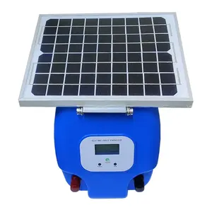 Venta caliente Energizer con panel solar Kit de cargador de cerca de granja con batería de litio incorporada para uso en exteriores