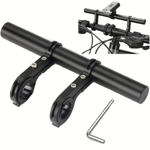 <span class=keywords><strong>Support</strong></span> d'extension de guidon de vélo en tube de 20cm pour tenir la <span class=keywords><strong>lampe</strong></span> frontale de vélo - Product Image 1