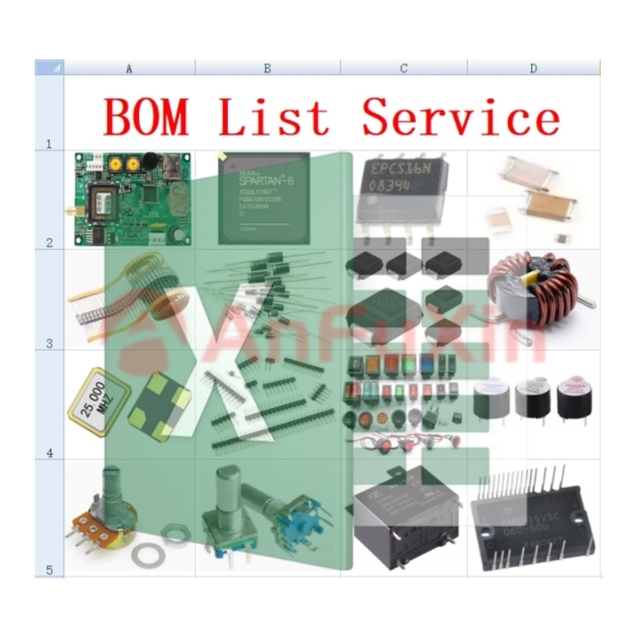 Electronic Components Supplier MCU Microcontroller Transistor SMD Capacitor MOSFET IC Chip Bom List Service List