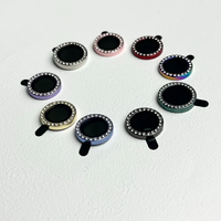 Protection d'objectif en verre trempé Eagle Eye en métal à installation facile, très vendue, pour iPhone 14, 15, 16, 17 Air, 17, 18 Pro