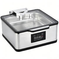 QY Luxe – Plats de service carrés modernes en acier inoxydable avec système hydraulique électrique pour buffet, ensemble de traiteur pour hôtels, mariages et réceptions