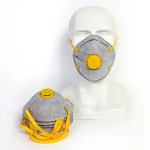 Wholesale Full Face Protective Ffp2 Face Mask For Breathing Maschere Ffp1 Respiratory Protection Cup Mask Industry Factory OEM