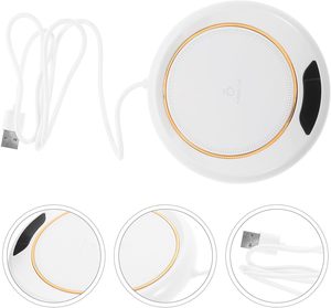 Calentador de Tazas Eléctrico USB con 3 Ajustes de Temperatura, Posavasos Termostático para Calentar Leche, Té y Agua, Calentador de Bebidas, Calentador de Tazas de Café - Product Image 5