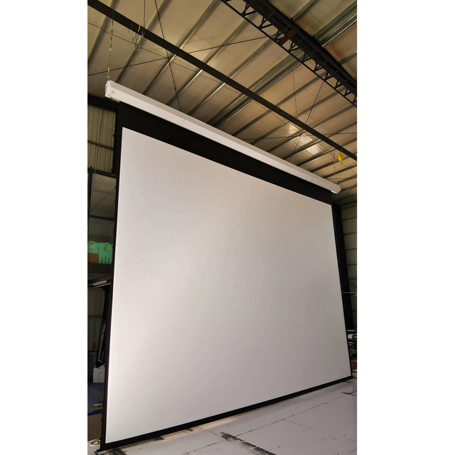 200 " Electric Projector Screen 16:9 Projection Motorized Projector Screen Tubular Motor for Large Venue