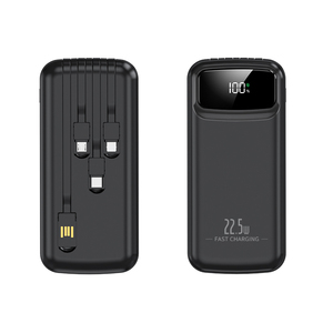Nuevo Producto RONC, Cargador Portátil PD de 22.5W, Batería <span class=keywords><strong>Externa</strong></span> para Teléfono de 20000mAh, Banco de Energía con Cable - Product Image 1