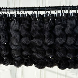 ผมมนุษย์แท้จากกัมพูชาแบบเวฟธรรมชาติ สีธรรมชาติ เนื้อผมหนาแน่น จัดเรียงเกล็ดผมอย่างดี เย็บด้วยเครื่องจักรแบบสองชั้น - Product Image 3