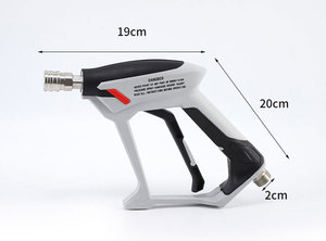 Pistole lavaggio ad alta pressione per il lavaggio delle dita nuovo stile 2610psi pistola a spruzzo ad alta pressione con spina rapida 3/8 per il lavaggio dell'auto - Product Image 5