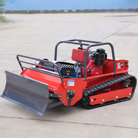 Tondeuse robot télécommandée durable pour terrains accidentés, certifiée CE EPA, à essence, pour la coupe de l'herbe dans les vignobles, sur les pentes et dans les fermes