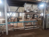 Sacs tissés semi-automatiques pour ensachage et conditionnement de 20kg, 25kg, 50kg de terre, engrais, urée, argile kaolin, aliments pour animaux et compost