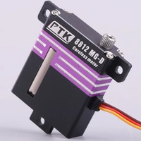 Servomoteur numérique sans noyau PTK 8812 MG-D à engrenages métalliques 9g pour pièces d'avion RC, avions à voilure fixe, jouets télécommandés pour garçons, filles et adultes