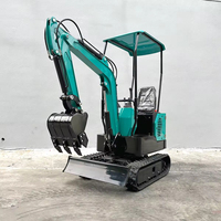 Livraison gratuite, excavatrice EPA 1 tonne, moteur KOOP/Briggs Stratton, excavatrice à chenilles, mini-excavatrice agricole, pompe à moteur, haute efficacité, en vente