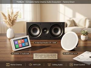 Altavoz <span class=keywords><strong>de</strong></span> 2 Vías <span class=keywords><strong>de</strong></span> Alta Fidelidad, Altavoz <span class=keywords><strong>de</strong></span> Sonido Envolvente Empotrado para Cine en Casa, <span class=keywords><strong>Música</strong></span> Ambiental Multi-Habitación - Product Image 4