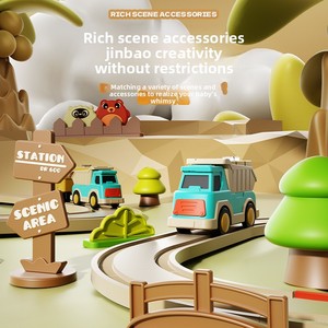 Bằng Gỗ 62Pcs Hot Bán Bằng Gỗ Đường Sắt Xây Dựng Câu Đố Bằng Gỗ Đồ Chơi Montessori Giáo Dục Đồ Chơi Sáng Tạo Theo Dõi <span class=keywords><strong>Train</strong></span> - Product Image 5