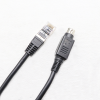 Werkseitig angepasstes RJ45-zu-8-poliges Mini-Din-Stecker-Ladekabel mit Ferrit kern