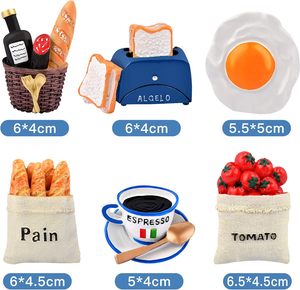 Imanes bonitos de resina 3D <span class=keywords><strong>para</strong></span> nevera, comida natural creativa en forma de comida <span class=keywords><strong>para</strong></span> decoración del hogar, nevera, pizarra blanca magnética o pizarra - Product Image 3