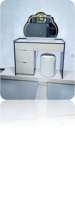 Coiffeuse blanche moderne avec miroir LED artistique et tiroirs de rangement, ensemble de coiffeuse avec tabouret pour chambre à coucher, vente en gros