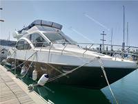 Bateaux DK-LU55 16m en fibre de verre, yacht de pêche abordable, yacht de luxe à moteur, bateaux rapides classiques en fibre de verre aux meilleurs prix