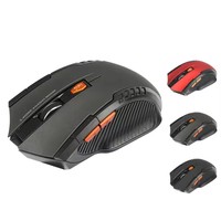 Mouse Optik Nirkabel Portabel 2.4 Ghz Grosir, Logo Dapat Disesuaikan, untuk Laptop dan Komputer Desktop
