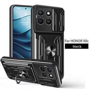 Custodia per Telefono Antiurto con Supporto Girevole e Finestra Scorrevole per Nokia X100 G400 G42 G22 G21 G10 C31 C30 <span class=keywords><strong>C21</strong></span>+ con Portafoglio - Product Image 1