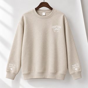 Drop Shipping Custom Kids Name Embroidered Jersey <strong>Hoodie</strong> Personalized Mama Grandmother Collar Sleeve for Winter MamaSweatshirt - Product Image 5
