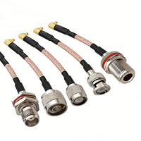 Câble coaxial RF personnalisé SMA BNC TNC UHF N Type pour antenne Wi-Fi, rallonge de câblage, alimentation, RG174 RG316 RG58 RG400