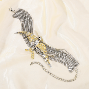 Exaggerated Fashion Flying Bird <strong>Swallow</strong> Multi-layered Full Diamond Choker Niche Hot Girl <strong>Necklace</strong> - Product Image 4