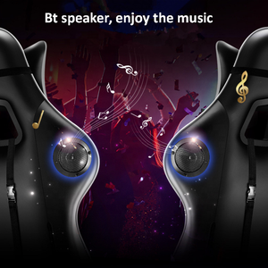 Chaise de Gaming inclinable en cuir rvb, <span class=keywords><strong>fauteuil</strong></span> de course avec masseur et haut-parleur <span class=keywords><strong>bluetooth</strong></span>, vente en gros, haute qualité - Product Image 3