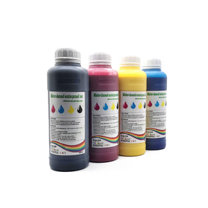 หมึกพิมพ์สูตรน้ำ CMYK LC LM แห้งเร็ว สีสดใส สำหรับพิมพ์ฉลากสติกเกอร์ ยึดเกาะดีเยี่ยม - Product Image 4
