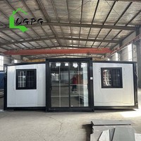 Maison préfabriquée modulaire extensible de luxe moderne à montage facile pour ateliers et applications industrielles