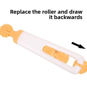 Cortador de Masa de Plástico 4 en 1, Rodillo para Pizza, Cuchillo para Dar Forma, Juego de Herramientas para Hornear y Repostería - Product Image 3