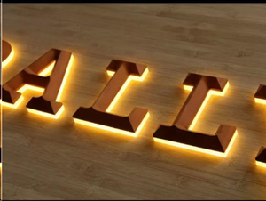 ป้ายโลหะสั่งทำ ตัวอักษรโลโก้ ป้ายธุรกิจ ป้ายโลโก้ติดผนัง 3 มิติ ป้ายโลโก้ธุรกิจโลหะ 3 มิติ สำหรับภายนอกอาคาร - Product Image 2