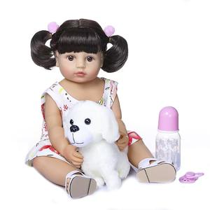 Precio barato <span class=keywords><strong>Reborn</strong></span> Dolls 55 Cm Lovely <span class=keywords><strong>Reborn</strong></span> Baby Dolls Todo el cuerpo <span class=keywords><strong>Silicona</strong></span> Realista Simulación Girl <span class=keywords><strong>Reborn</strong></span> Doll Toys - Product Image 3